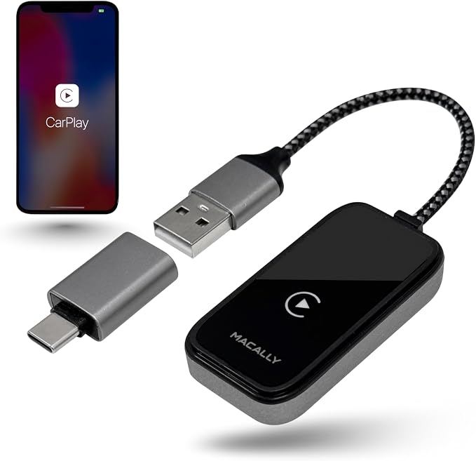Wireless CarPlay Adapter for iPhone by Macally