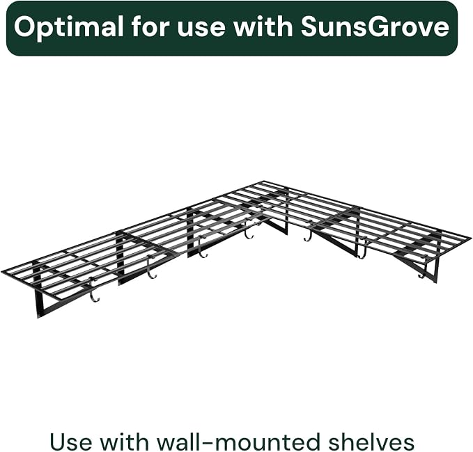 SunsGrove Heavy-Duty 4-Pack Overhead Garage Ceiling Storage Hooks, Add-On - Image 4