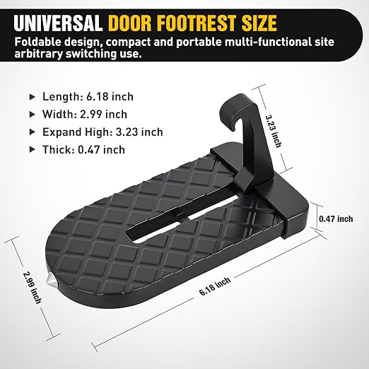 Nilight Car Door Step for Roof Access Universal Car Step Hook for Roof SUV - Image 6