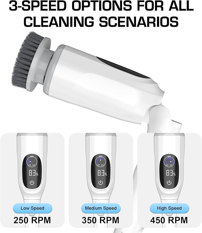 Shower Scrubber, Electric Spin Scrubber - Image 3