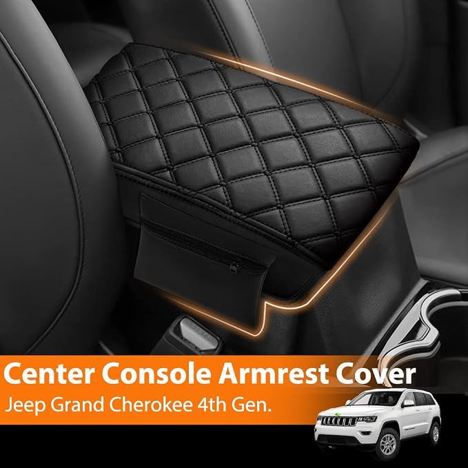 Autorder Center Console Cover for 2011-2019 2020 2021 Jeep Grand Cherokee - Image 2