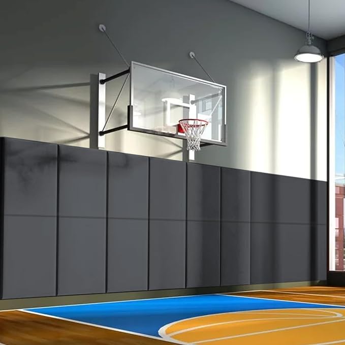 PROGOAL 60"/72" High Gym Wall Padding 2"/4" Thick Foam Basketball Court Wall by PROGOAL