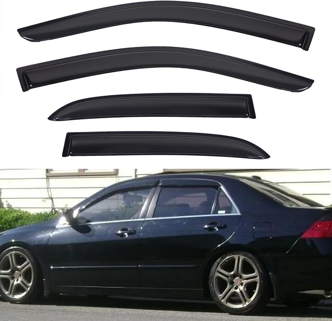 Set of 4 Window Rain Guard Compatible by LQQDP