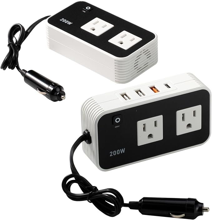 200w Automotive Power Inverter, 5v Dc to 110v Ac Automotive Converter, - Image 7