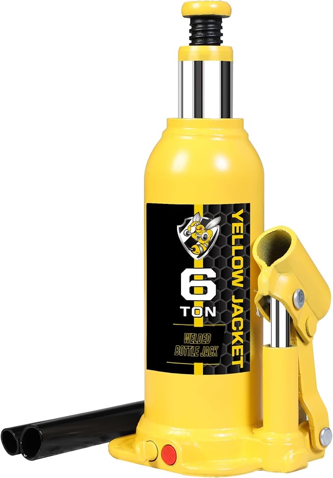 YELLOW JACKET 6 Ton Muti-Directional Welded Bottle Jack by YELLOWJACKET