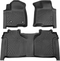 Powerty 3D Floor Mats for 2019-2025 Chevrolet Silverado 1500 & GMC Sierra 1500 - by Powerty