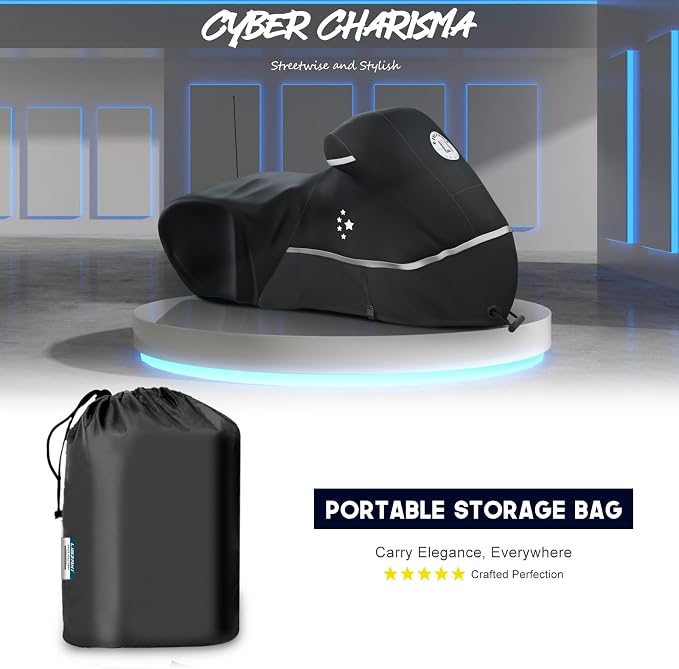 Motorcycle Cover Storage for Touring Models Harley Davidson Road King, Road - Image 8