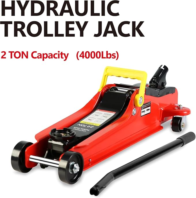 2 Ton Low Profile Floor Jack, Heavy Duty - Image 5