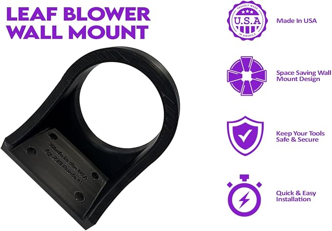 Wall Mount Hanger for Leaf Blower, Blower Rack for Milwaukee, Stihl Blowers - Image 4