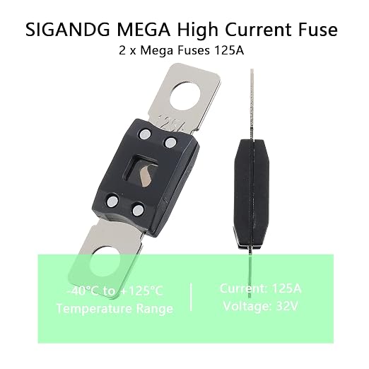 125A MEGA High Current Fuse - 125 Amp Bolt-on Fuse - Image 5