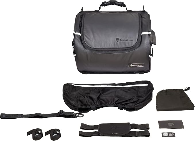 TUBE motorcycle travel luggage, made of waterproof Italian leather, 11.3 by DEEMEED