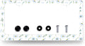 Cute Blue Daisy Flowers License Plate Frame Colorful Floral License Plate by RNKATIH