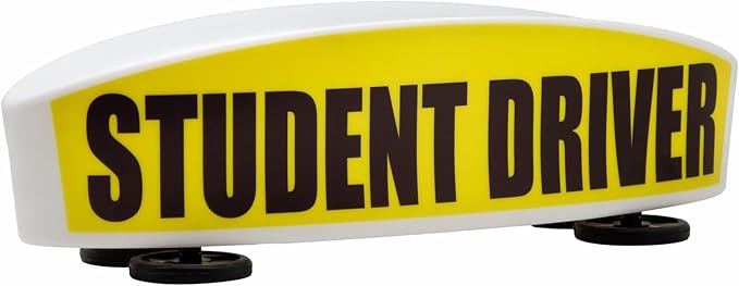 Student Driver Sign for Car Top by Unknown