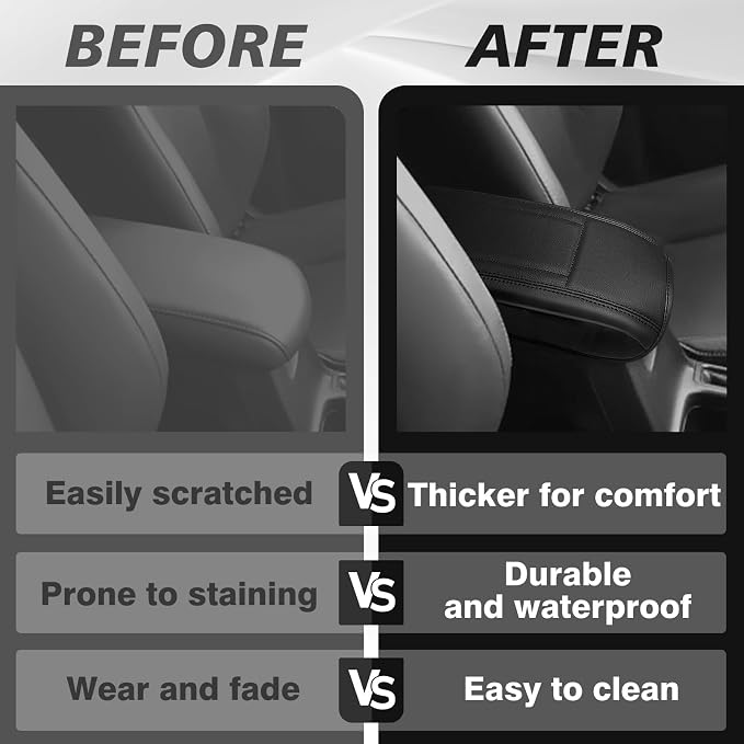 Muslogy Center Console Armrest Cover Compatible - Image 7