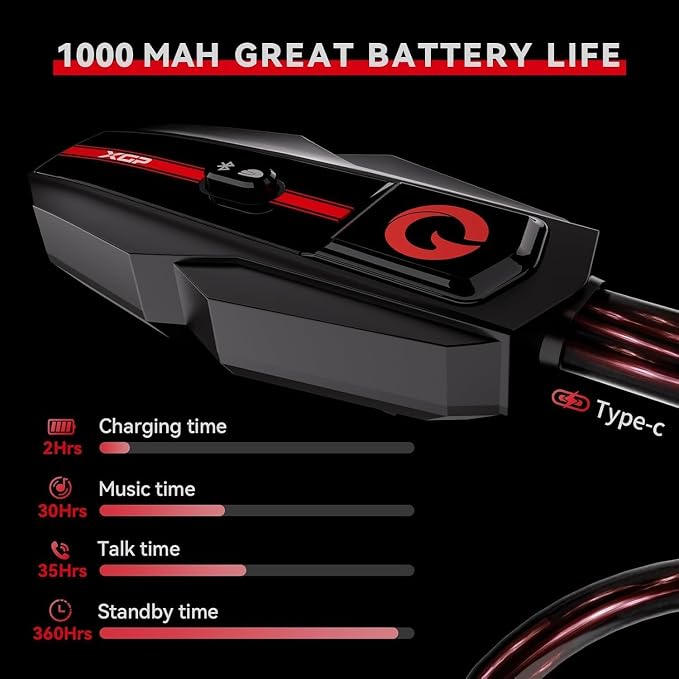 Motorcycle Bluetooth Headset V5.2 - Image 4