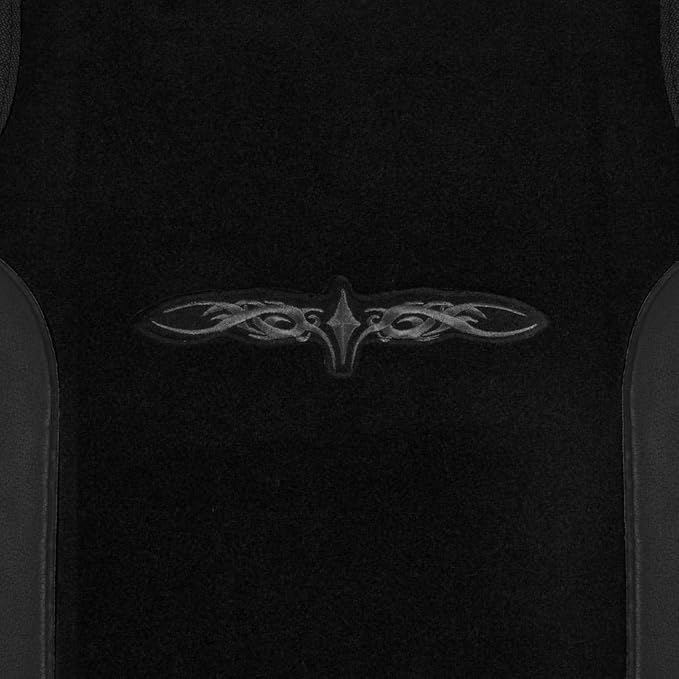 BDK carXS Fresh Two-Tone Carpet Floor Mats, Tribal Tattoo Design - Image 9