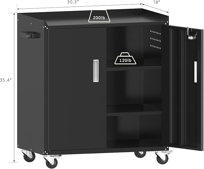 Metal Garage Storage Cabinet - Image 2