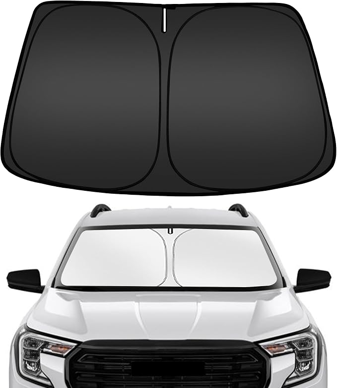 ARISMOTOR Windshield Sun Shade for GMC Terrain 2018-2025, Custom Fit Foldable by ARISMOTOR