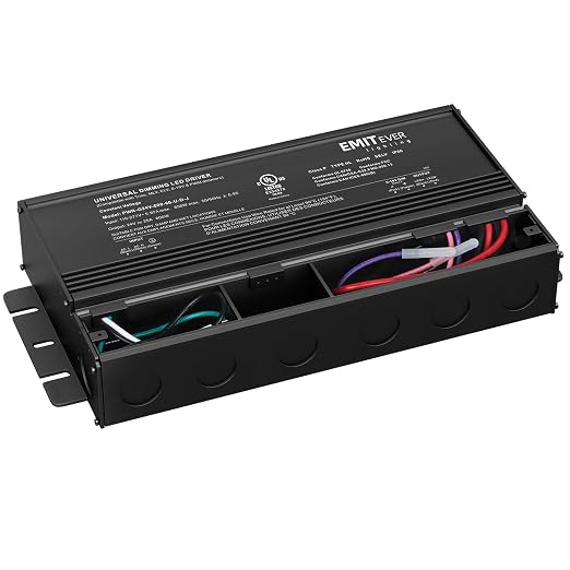 EMITEVER Dimmable Led Driver, 600W AC 110V-277V to DC 24V Transformer, 5-in-1 - Image 9