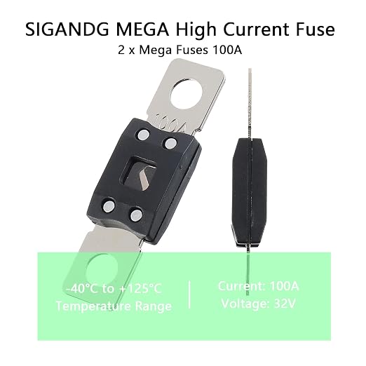 100A MEGA High Current Fuse - 100 Amp Bolt-on Fuse - Image 5
