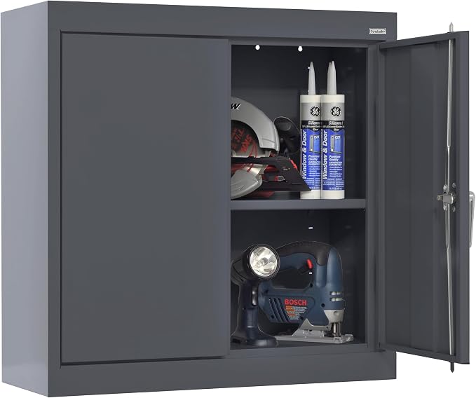 Sandusky Lee WA11301226-02 Wall-Mount Metal Storage Cabinet - Image 5