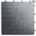 Big Floors RaceDeck CircleTrac, Interlocking Non-Slip Garage Flooring Tile by BigFloors