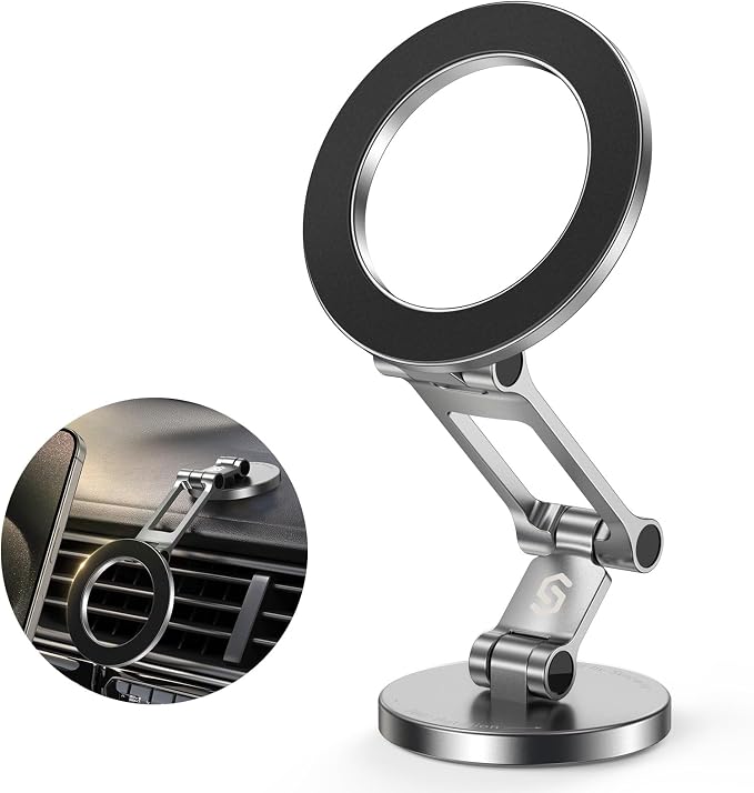 SYNCWIRE Fits MagSafe Car Mount, Magnetic Phone Holder by SYNCWIRE