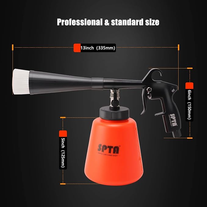 SPTA High Pressure Car Cleaning Gun, Cleaning Gun, Car Interior Washing Kit - Image 3
