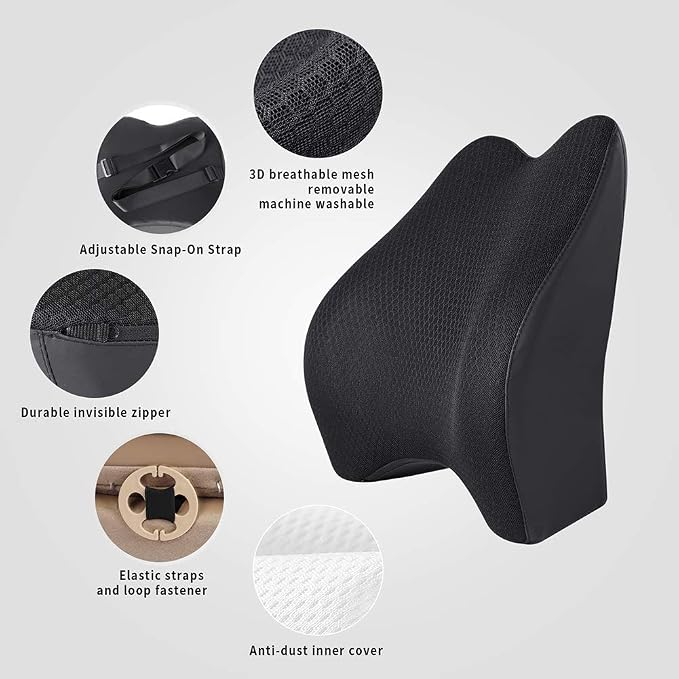 Memory Foam Lumbar Support Pillow - Image 2