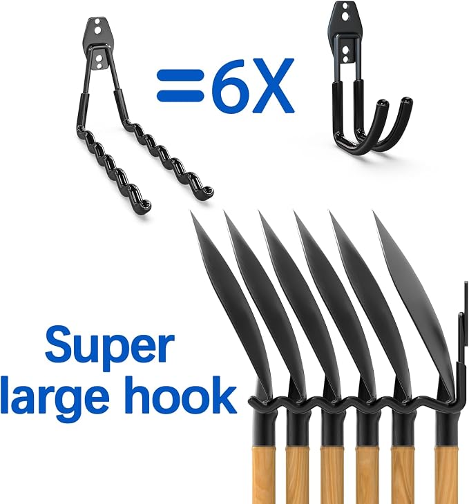 Garage Storage Hooks 14PC, Garage Wall Hooks - Image 4