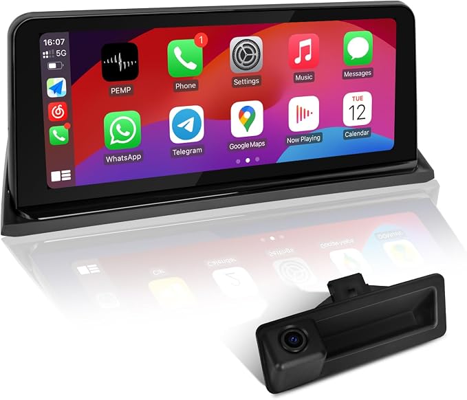 PEMP Linux Vertical Screen E70 E71 CIC Wired and Wireless CarPlay Retrofit by PEMP