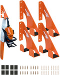 Chainsaw Holder -4 Pack- 180LB Heavy-Duty Alloy Steel Wall Mount Set, Chainsaw by Unknown