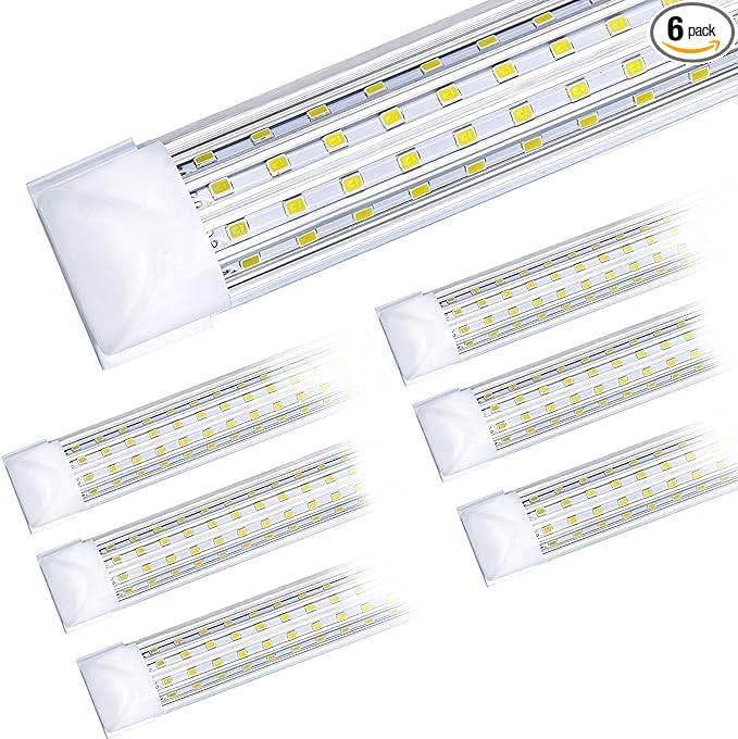 8FT LED Shop Light, Super Bright 120W Shop Lights, 19800LM 5000K 8 Foot Led by FTUBET