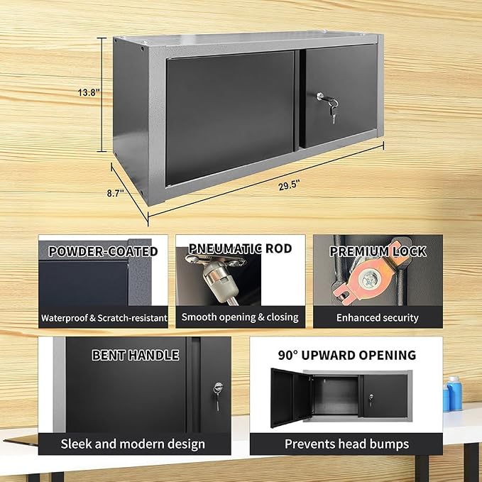 Steel Garage Storage Cabinet System, Tool Organization, - Image 5