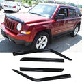 94359 Side Window Wind Deflector, Dark Smoke Window Visor fit by STARTSHIP