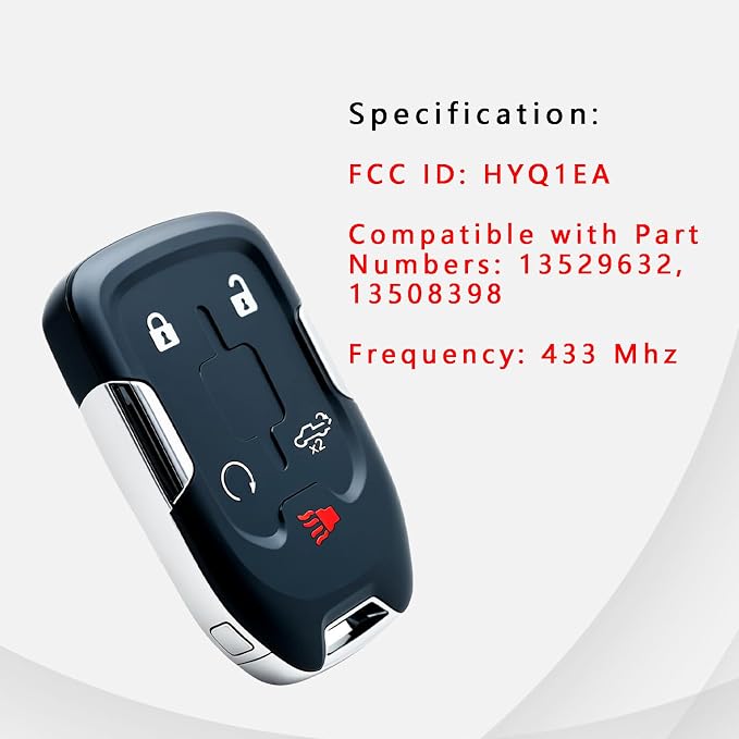 Keyless Entry Remote Control Key Fob Replacement Proximity Smart - Image 4