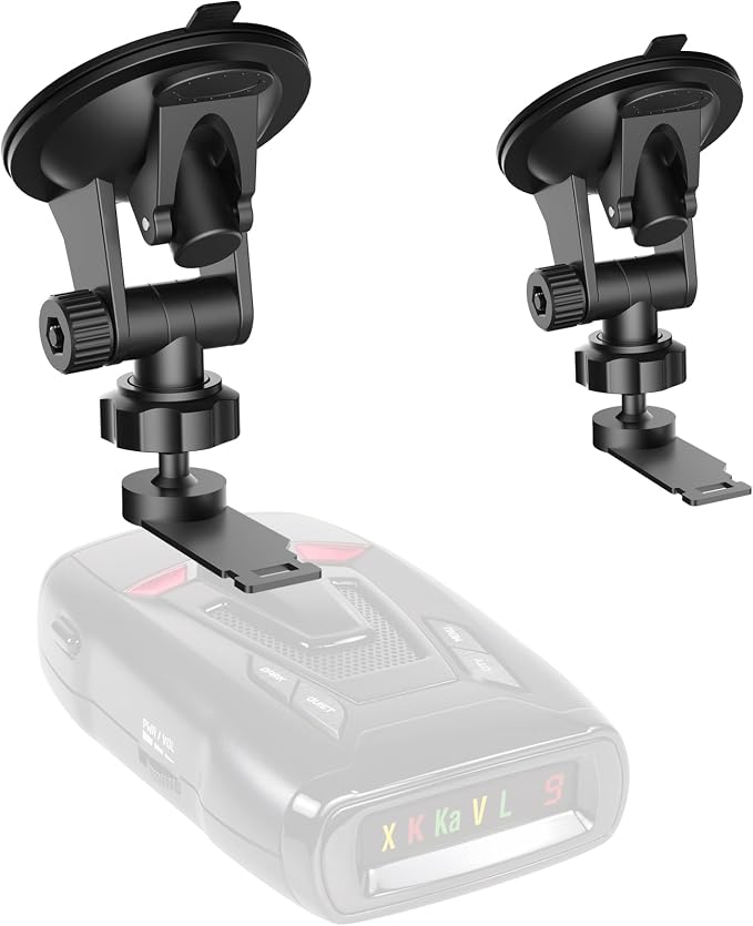 Super Radar Detector Mount, Super Car Windshield, Dashboard Suction Cup Bracket by xsaaczm