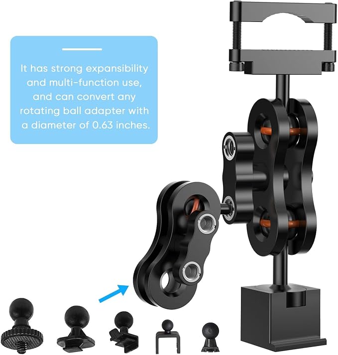 Radar Detector Mount, Aluminum Rearview Mirror Rod Radar Bracket, - Image 6