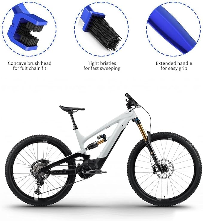 Bicycle Chain Cleaning Tool Brush Motorcycle Chain Brush，MotorcycleBicycle - Image 4