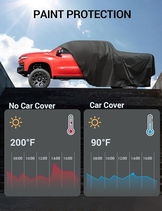 Proadsy Upgrade Car Cover for 2021-2024 2025 Ford Maverick, Waterproof All - Image 9