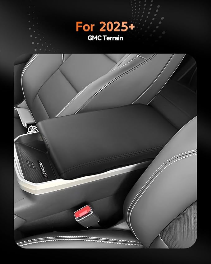 CDEFG for 2025 2026 GMC Terrain Center Console Cover Armrest Box Cover Terrain - Image 2