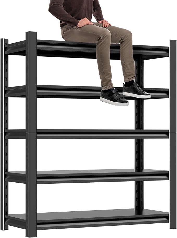 Garage Shelving Unit Rustproof 72" H3000bls Heavy Duty Storage Shelves Easy by Unknown