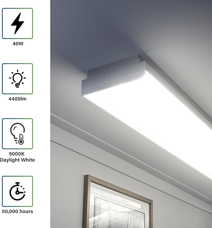 ANTLUX 4FT LED Wraparound 40W Shop Lights - Image 3