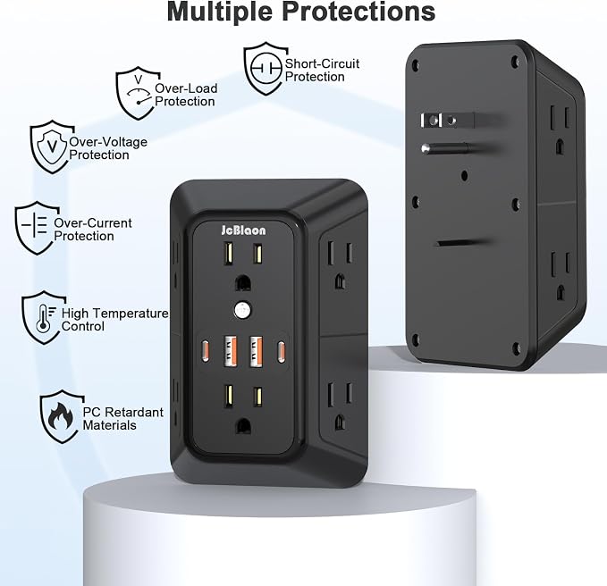 Outlet Extender Surge Protector - Image 7