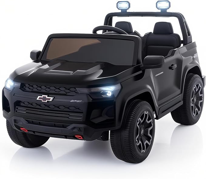 Joywhale 24V Ride on Truck 4WD Kids Electric Vehicle Licensed Chevorlet Ride on by JOYWHALE