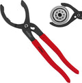 HORUSDY 12" Adjustable Oil Filter Pliers, Adjustable Oil Filter Wrench Removal by HORUSDY