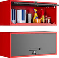 Yizosh Metal Wall Cabinet with Doors, Wall Mounted Storage Cabinet, Floating by Yizosh