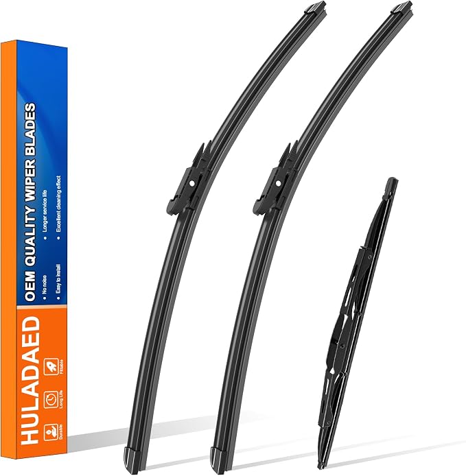 HULADAED® 24'' 21'' 12'' Windshield Wipers Replacement by HULADAED