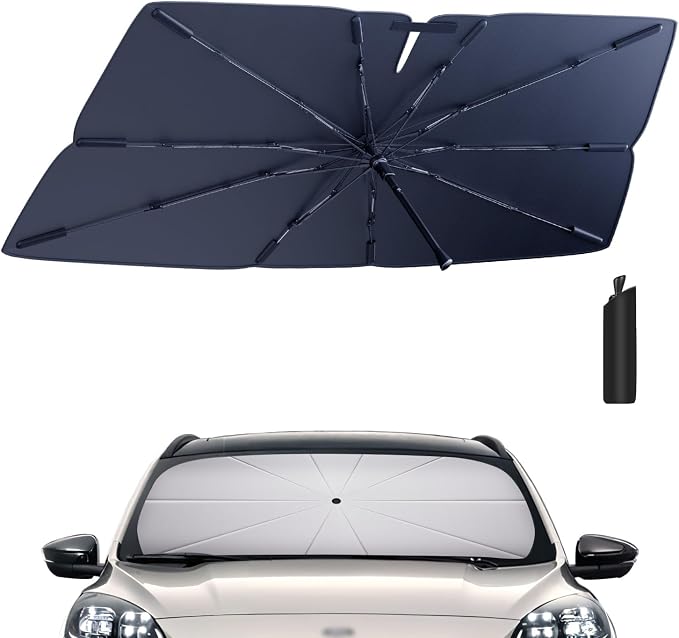 Windshield Sun Shade Umbrella for 2020-2025 Ford Escape Accessories: Custom Fit by HIMUMOY