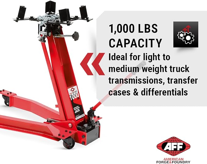 AFF Low Profile Manual Hydraulic Transmission Jack - Image 3